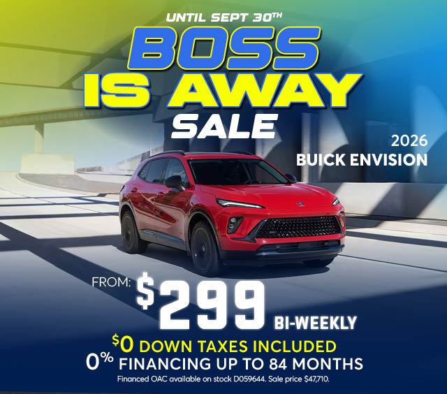 2026 Buick Envision 2026 Buick Envision | From $299 bi-weekly at 0% for 84 months