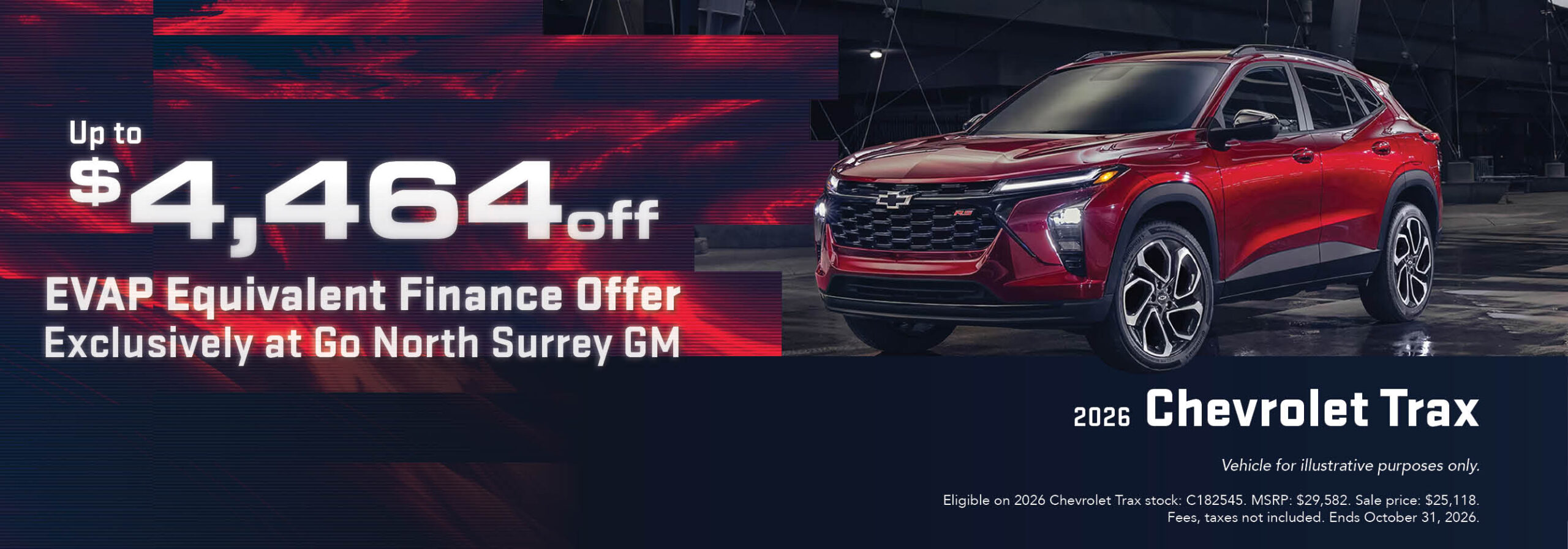 2026 Chevrolet Trax | Up to $4,464 off 2026 Chevrolet Trax | Up to $4,464 off