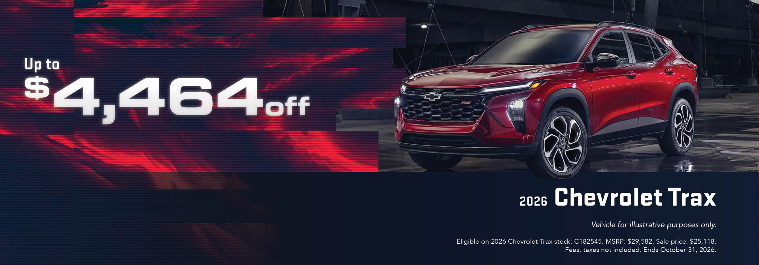 2026 Chevrolet Trax | Up to $4,464 off 2026 Chevrolet Trax | Up to $4,464 off