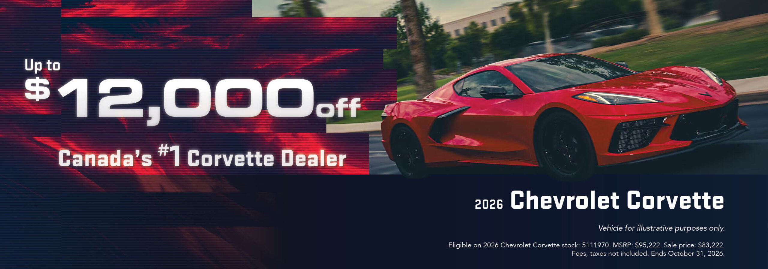 2026 Chevrolet Corvette | Up to $12,000 off 2026 Chevrolet Corvette | Up to $12,000 off