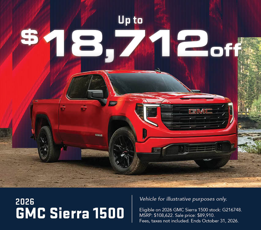 2026 GMC Sierra 1500 2026 GMC Sierra 1500 | Up to $18,712 off