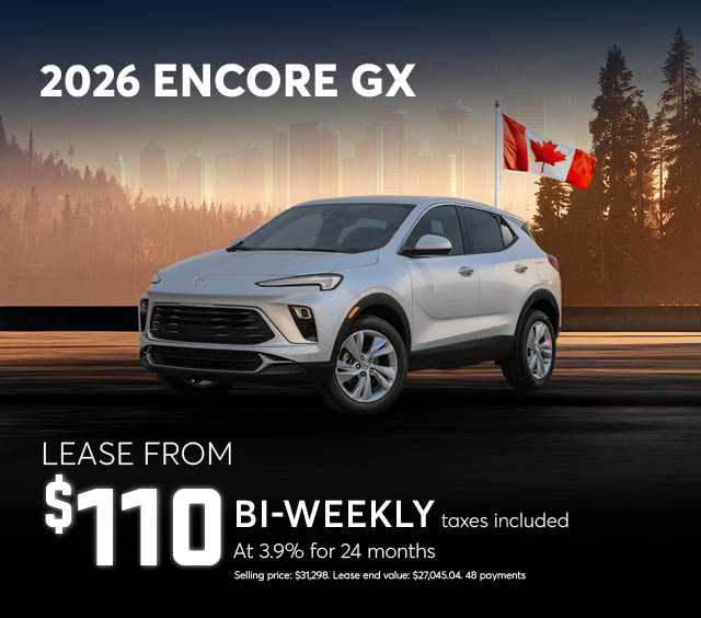 2026 Encore GX | Lease from $110 Bi-weekly