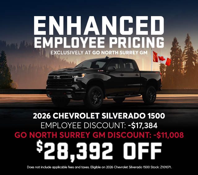 Go North Surrey GM Enhanced Employee Pricing